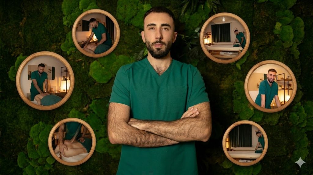 Mgr Vladyslav Strutynskyi, fizjoterapeuta w Krakowie w ERCGAMMA – gabinet fizjoterapii i masażu